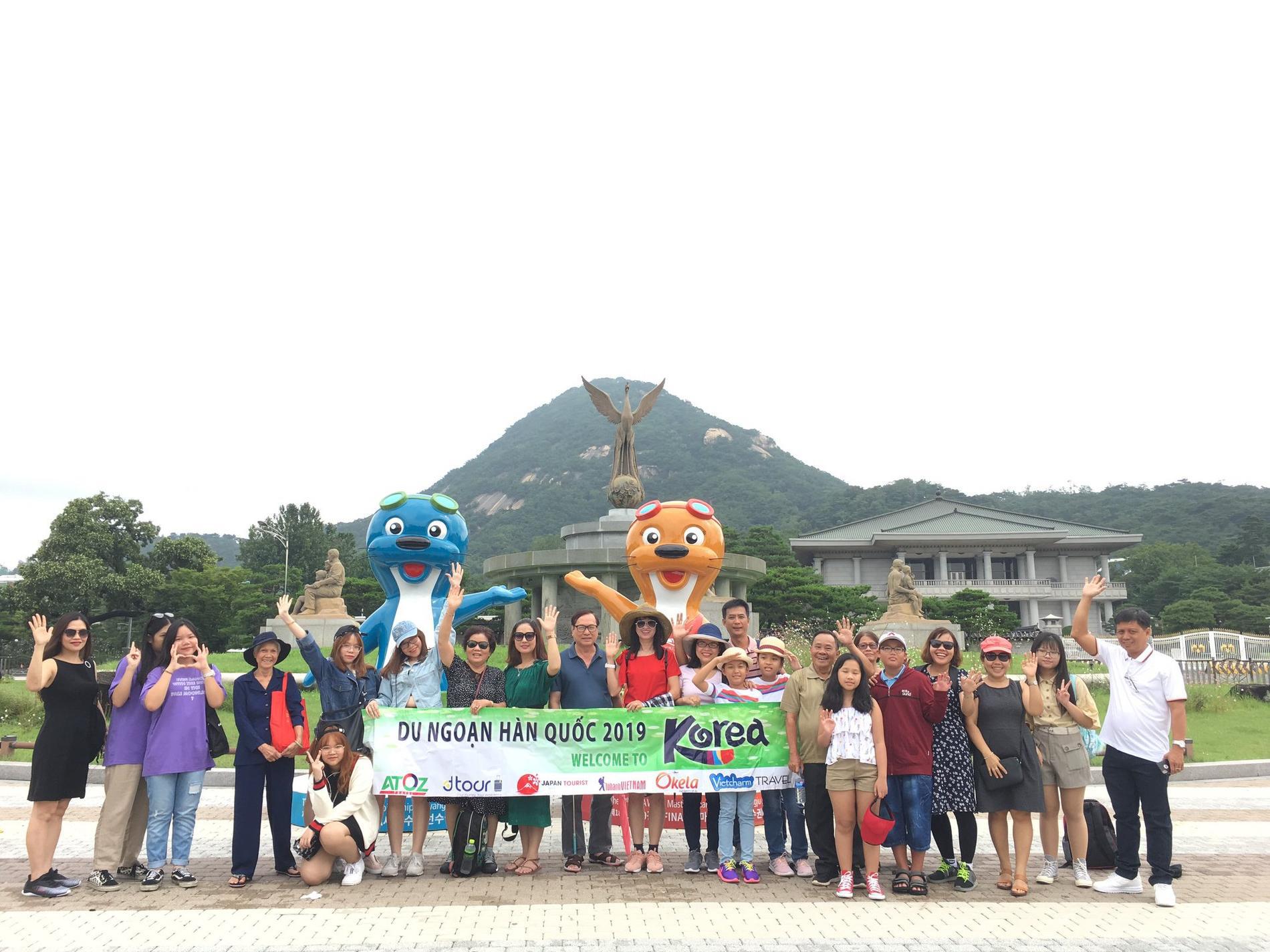 Đoàn Tour Hàn Quốc ngày 25/07/2019