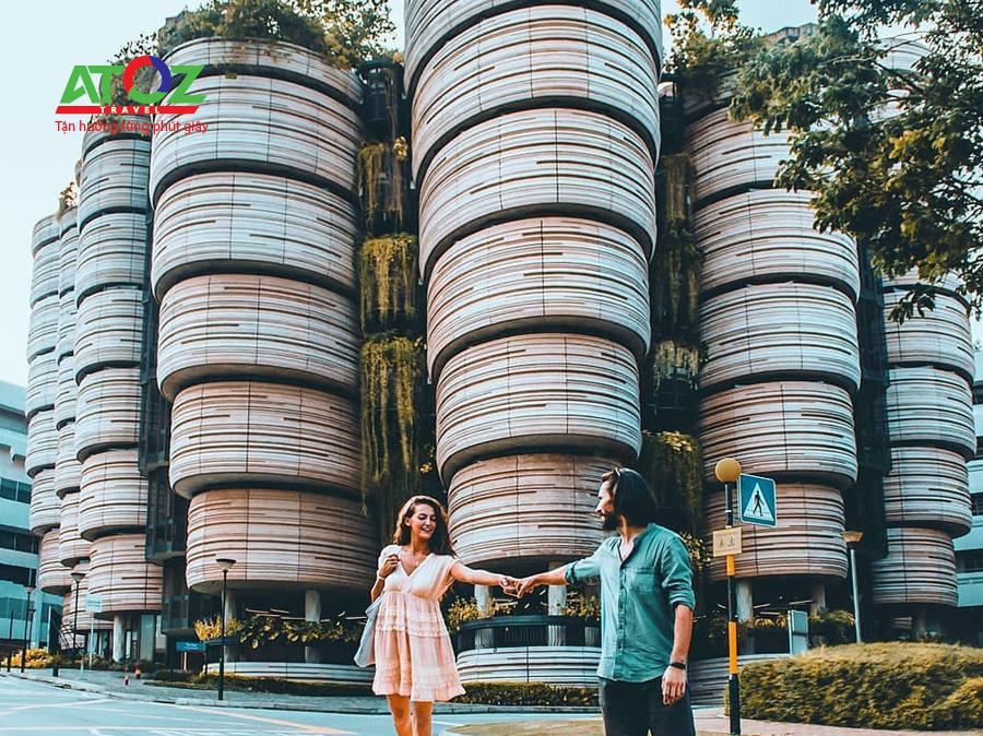 Tòa nhà hình giỏ dim sum đang “gây sốt” ở Singapore