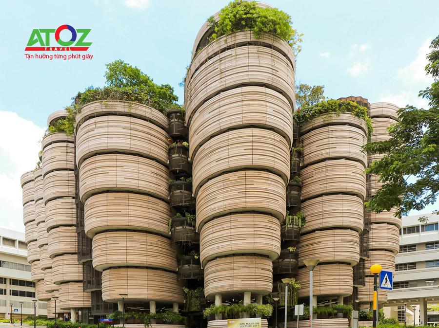 Tòa nhà hình giỏ dim sum đang “gây sốt” ở Singapore