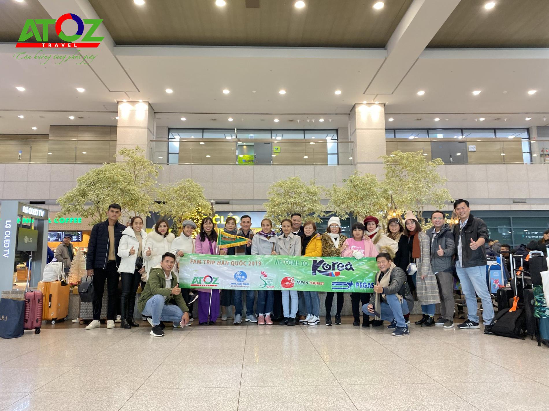 Đoàn Tour Hàn Quốc ngày 13/12/2019