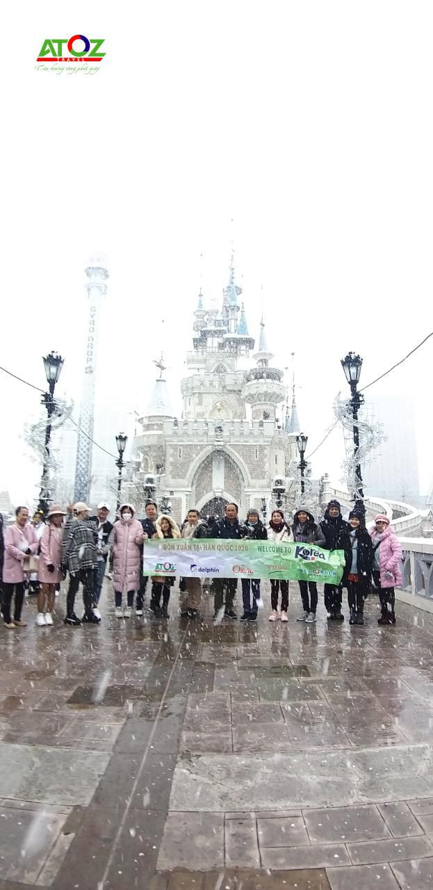 Đoàn tour Hàn Quốc ngày 12/2/2020