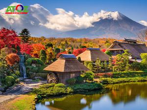 Tour Nhật Bản cung đường vàng mùa thu: Tokyo – Yamanashi – Toyohashi – Kyoto – Osaka – Kobe 