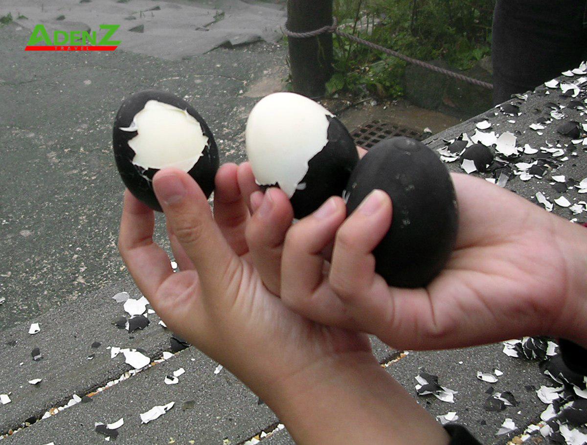 Nét độc đáo của " Trứng đen trường thọ". Nhật Bản