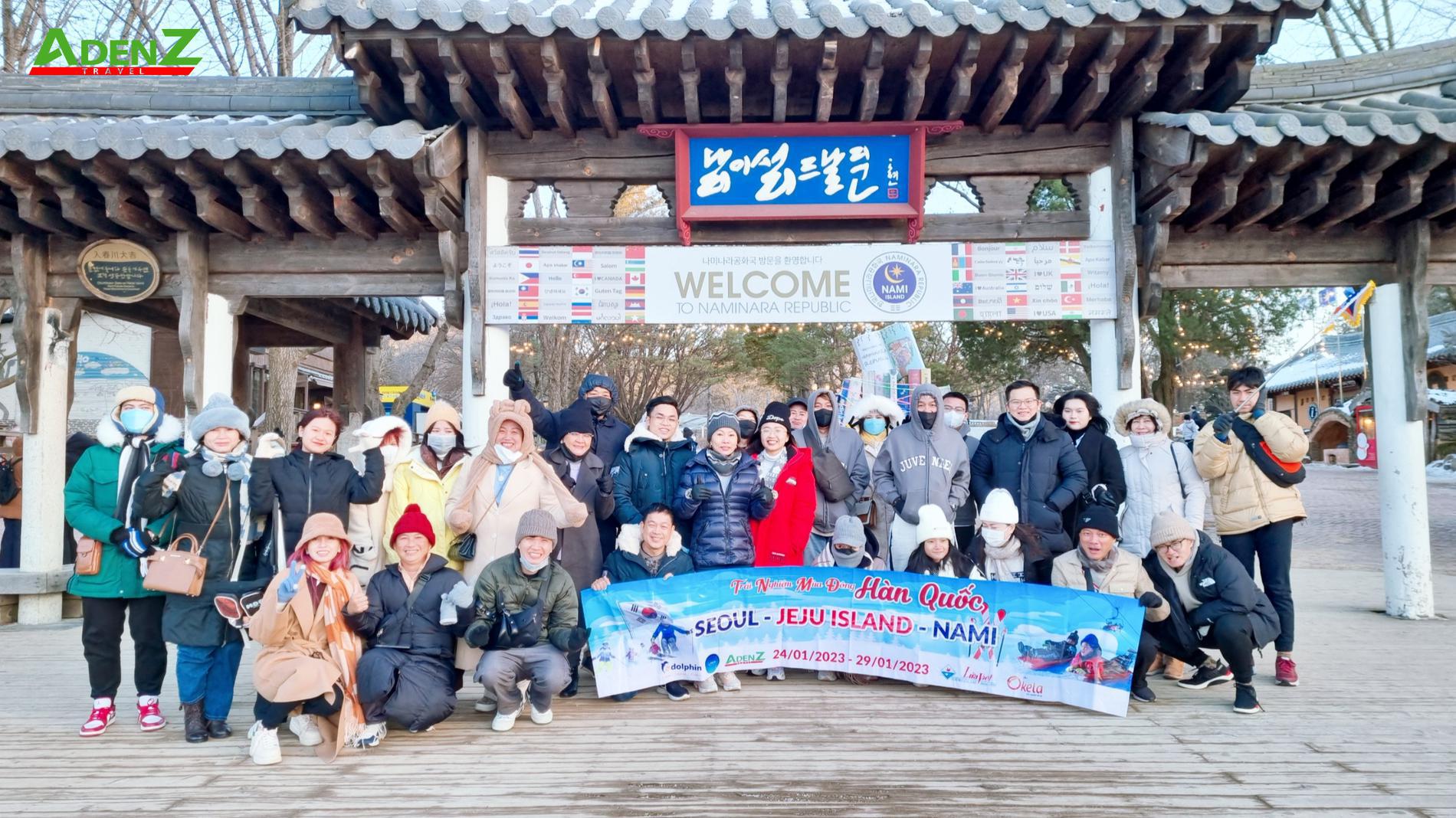 Đoàn tour Hàn Quốc Seoul - Đảo Jeju M3 tết 2023 