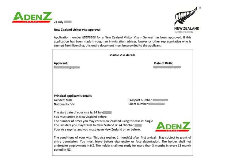 Dịch vụ visa du lịch New Zealand