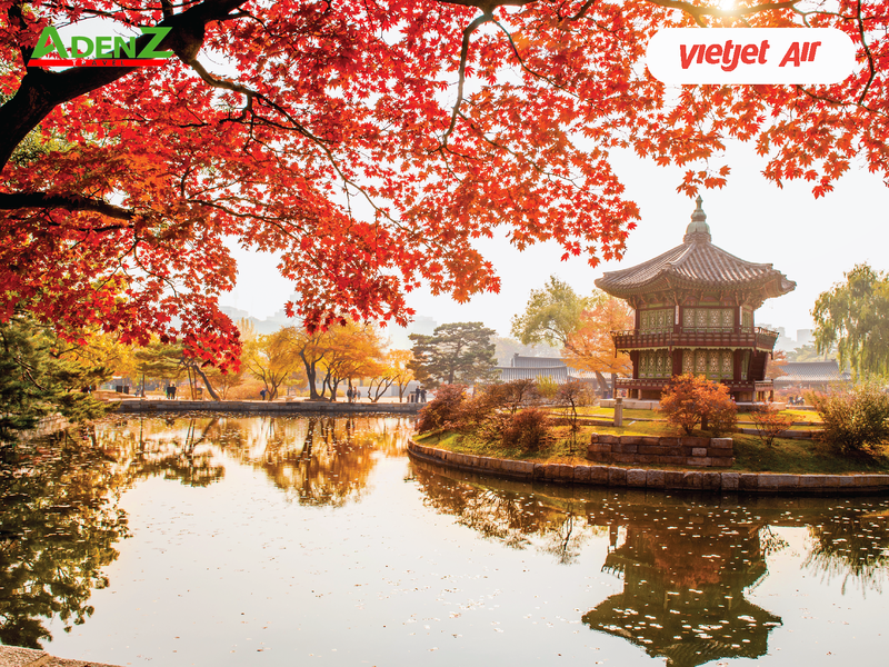 Tour du lịch HÀN QUỐC Mùa Thu - KHÁM PHÁ MÙA THU HÀN QUỐC  SEOUL – ĐẢO NAMI – EVERLAND Vietjet Air