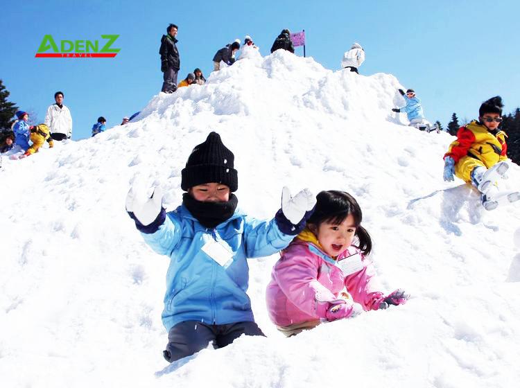 NGẮM TUYẾT RƠI CHƠI TRƯỢT TUYẾT TẠI NHẬT BẢN