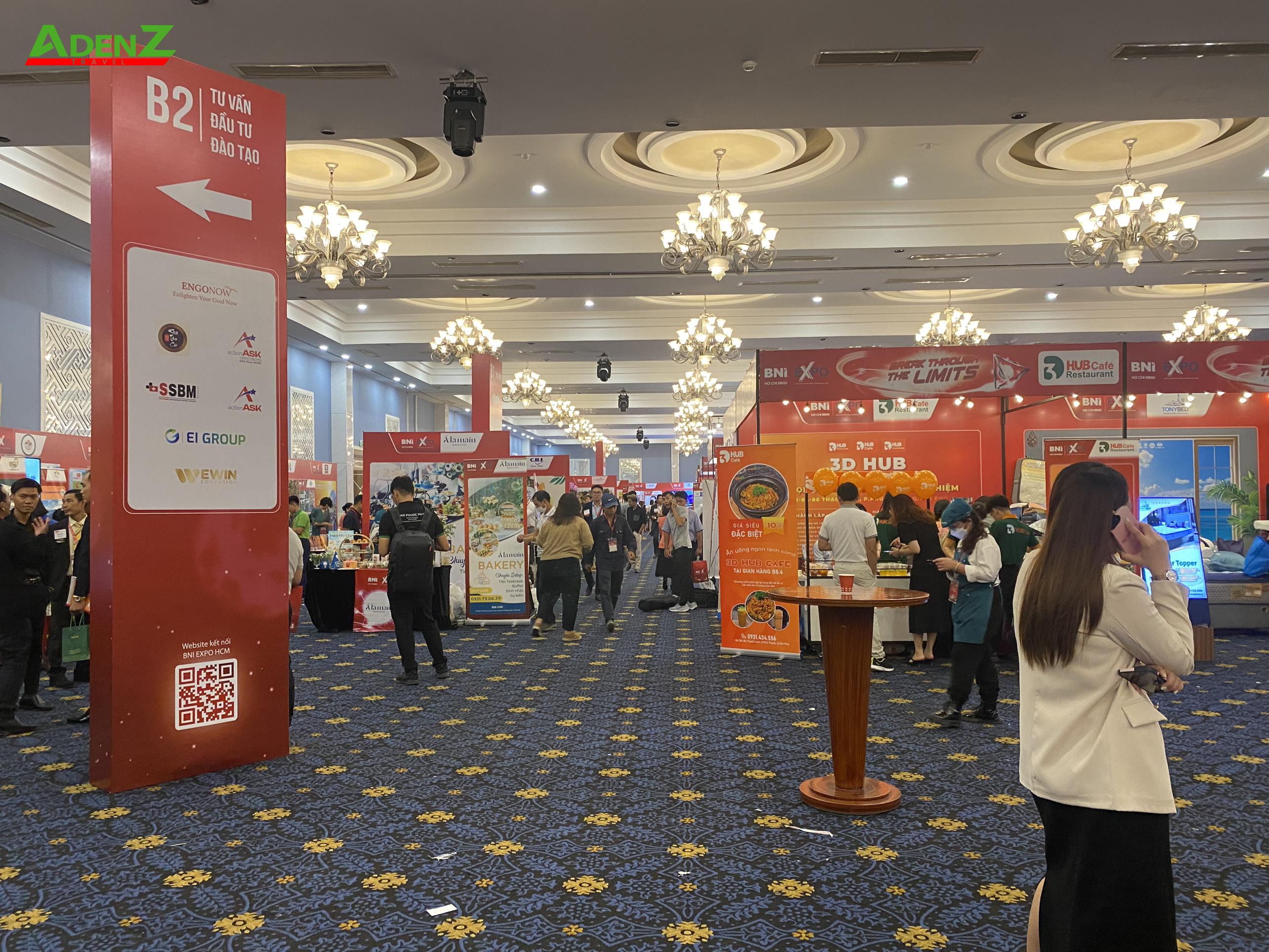 Hội chợ BNI EXPO HCM 2024 được tổ chức tại Trung tâm hội nghị tiệc cưới Grand Palace