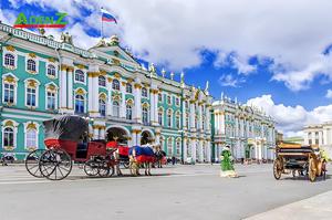 TOUR DU LỊCH NGA CHINH PHỤC CUNG ĐƯỜNG VÀNG MOSCOW - SAINT PETERSBURG