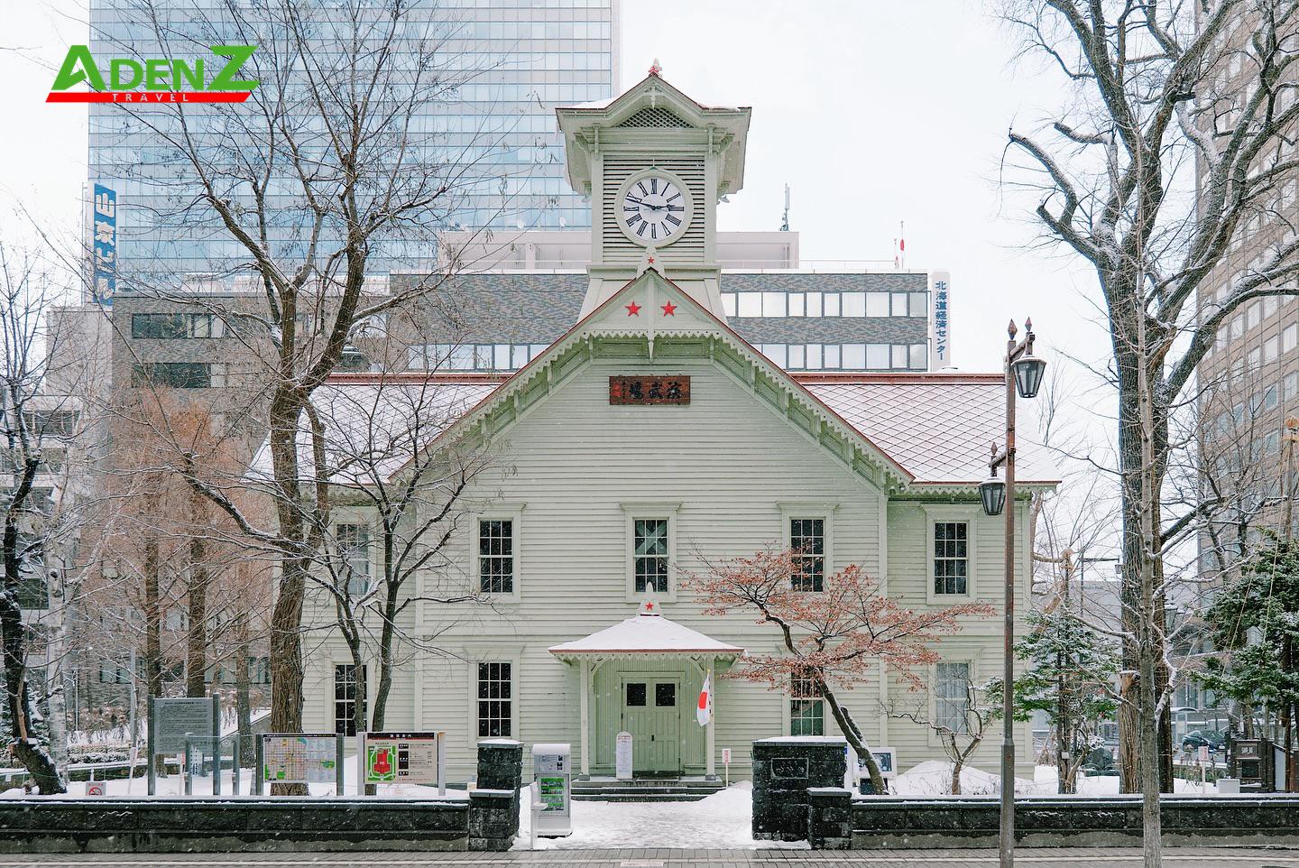Tháp đồng hồ Sapporo là một trong những điểm check-in được yêu thích nhất tâji Sapporo