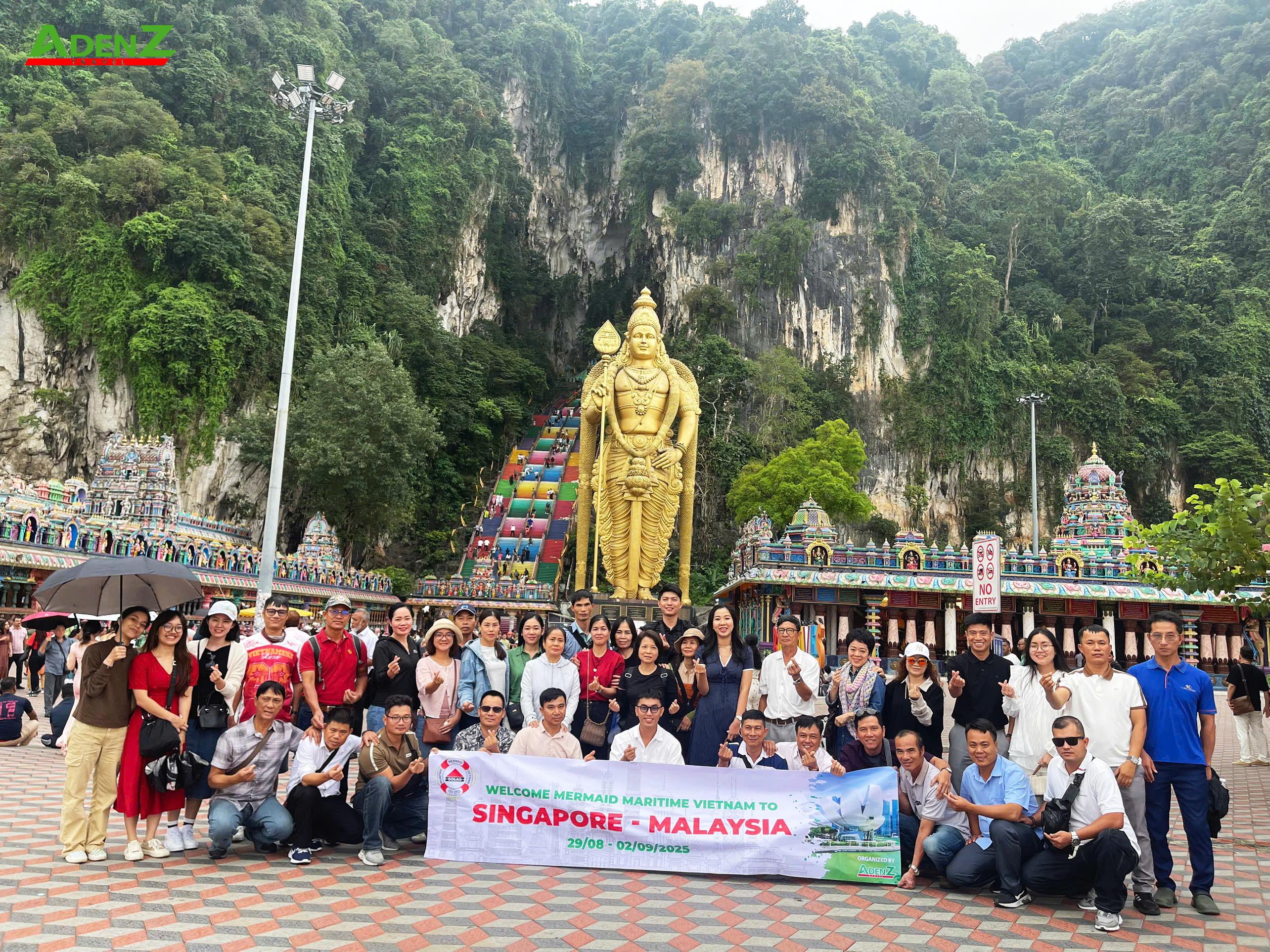  ĐOÀN DU LỊCH SINGAPORE - MALAYSIA - MERMAID 29/08/2025