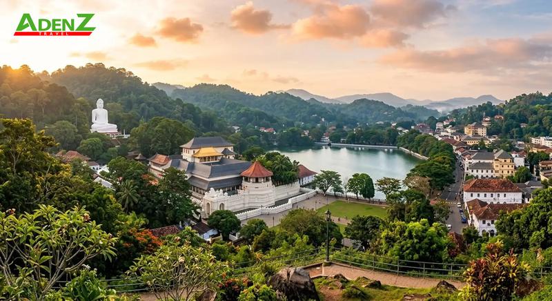 Ảnh minh họa hồ Kandy, Sri Lanka